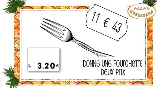 Une fourchette de prix
