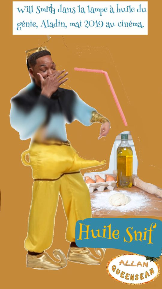 Will Smith huile sniff