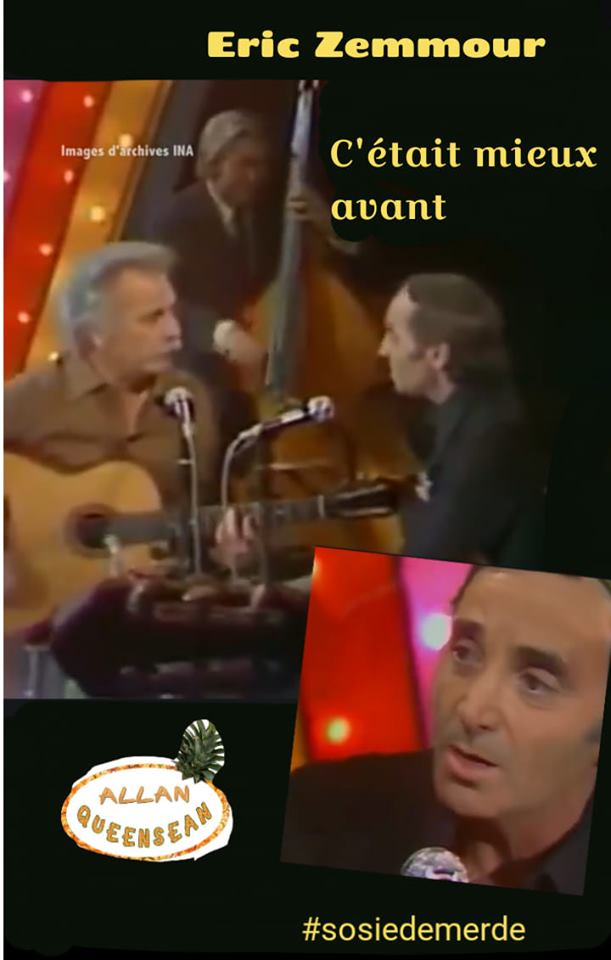 Zemmour Aznavour Brassens