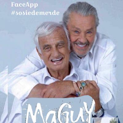 Maguy Belmondo Delon FaceApp