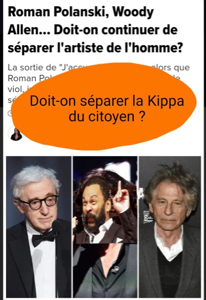 Separer l'homme de l(artiste