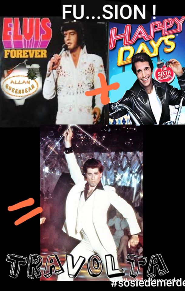Elvis Travolta Fonzie