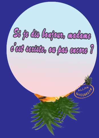 bonjour madame