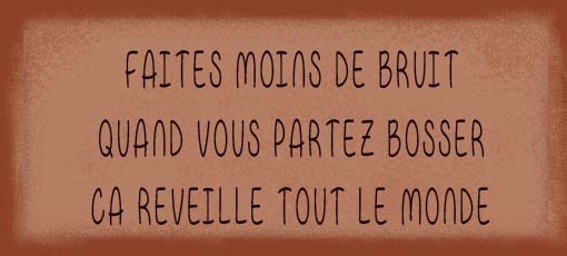 bruit bosser