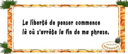 Le point de la liberté !
