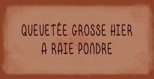 grosse hier