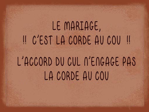la corde au cou
