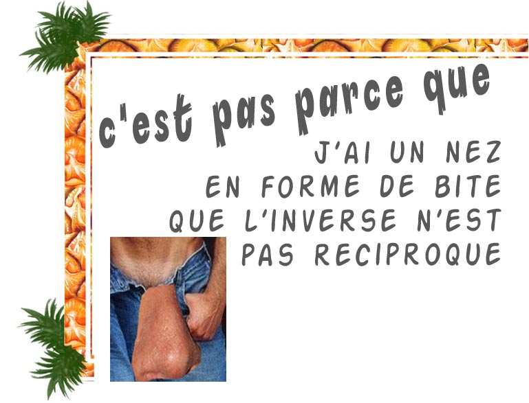 Où tu en nez ?