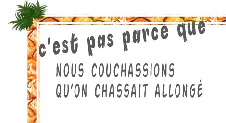 un chasseur couché