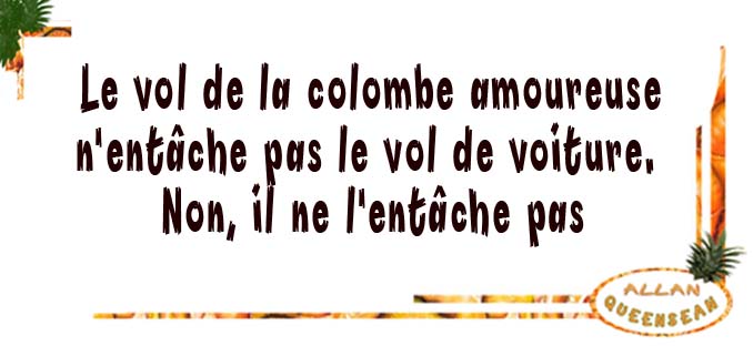 vol de colombe